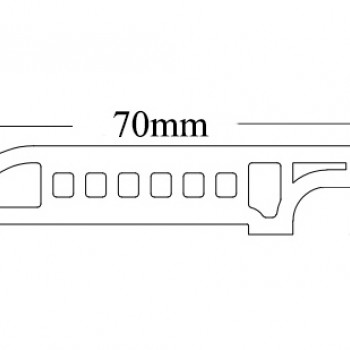 ΠΕΡΒΑΖΙ  BIΝΥΛΙΚΟ SMOKED OAK 9704 CLASSIC 70Χ2400mm NewPlan