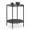 Βοηθητικό τραπεζάκι Argento Megapap μεταλλικό - μελαμίνης χρώμα ανθρακί 43x43x60εκ.