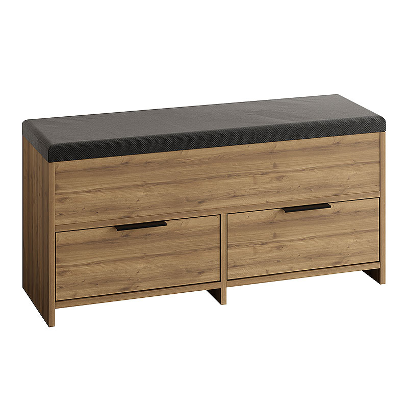 Παπουτσοθήκη Cove Megapap χρώμα ανοιχτό καρυδί 106x34x51,5εκ.