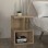 Κομοδίνο - Τραπεζάκι βοηθητικό Entiero Megapap χρώμα sapphire oak 39,8x35x54,6εκ.