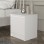 Κομοδίνο Conve Megapap χρώμα λευκό 40x35x45εκ.