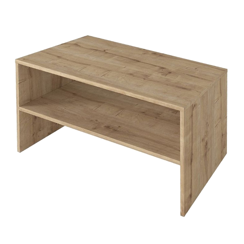 Τραπεζάκι σαλονιού Eleva Megapap χρώμα sapphire oak 90x44,6x46,4εκ.