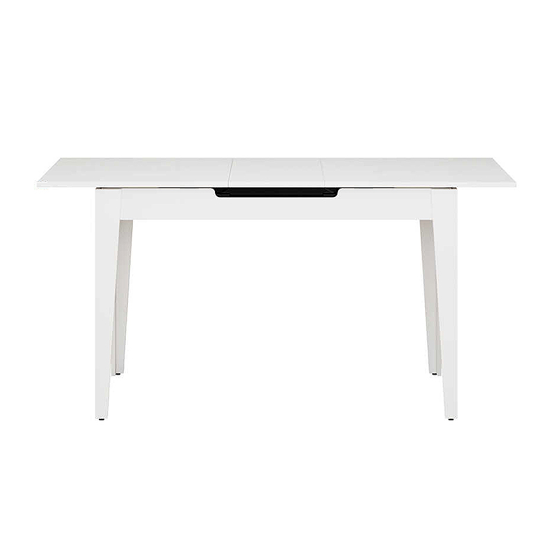 Τραπέζι Trendline Megapap επεκτεινόμενο χρώμα λευκό 120/150x70x75εκ.