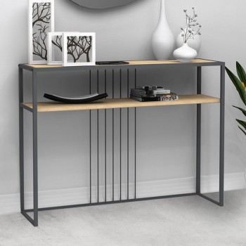 Κονσόλα Kary Megapap χρώμα oak 120x33x90εκ.
