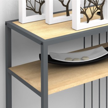 Κονσόλα Kary Megapap χρώμα oak 120x33x90εκ.