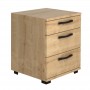 Κομοδίνο - συρταριέρα γραφείου Roco Megapap χρώμα φυσικό οξιάς 40x39x57εκ.