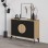 Μπουφές Gora Megapap χρώμα sapphire oak - silky black 110x40x82εκ.