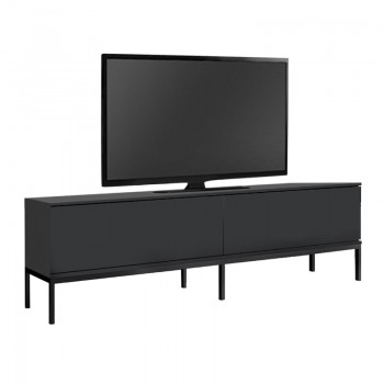 Έπιπλο τηλεόρασης Lord Megapap χρώμα μαύρο 180x30x47εκ.