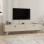 Έπιπλο τηλεόρασης Paris Megapap χρώμα travertine 160x25x35εκ.