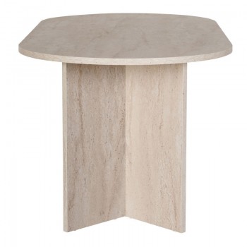 Τραπέζι Sablin Megapap χρώμα travertine 180x89,5x75εκ.