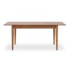 Τραπέζι Adare Megapap μασίφ ξύλο-MDF επεκτεινόμενο χρώμα καρυδί 140/180x78x77εκ.