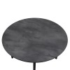 Τραπέζι Zeno Megapap χρώμα σκούρο γκρι σκυροδέματος Ø110x73,5εκ.