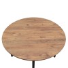Τραπέζι Zeno Megapap χρώμα ακακίας Ø110x73,5εκ.