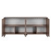 Μπουφές Aurelia Megapap χρώμα μόκα 180x45x80εκ.