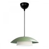 Φωτιστικό οροφής Eliora Megapap E27 μεταλλικό μονόφωτο χρώμα μέντα Ø36x100εκ.