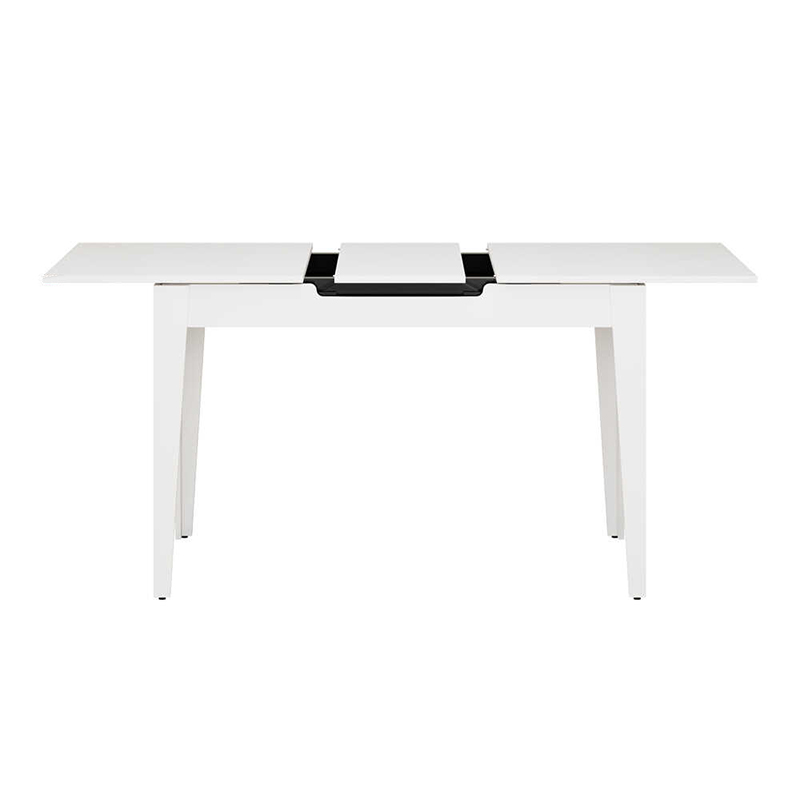 Τραπέζι Trendline Megapap επεκτεινόμενο χρώμα λευκό 120/150x70x75εκ.