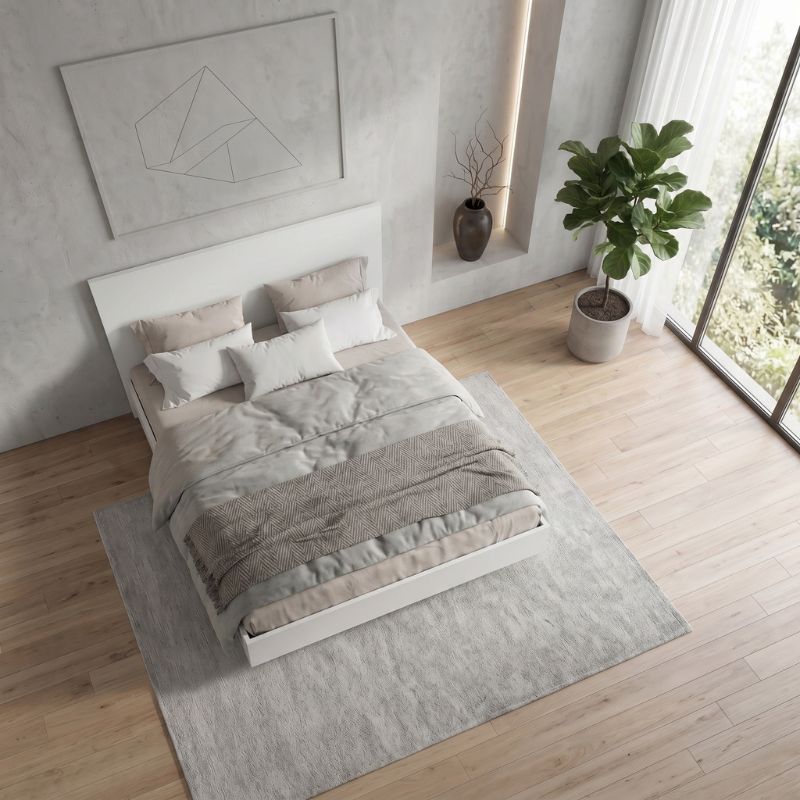 Κρεβάτι Oryana Megapap χρώμα λευκό 160x200εκ.