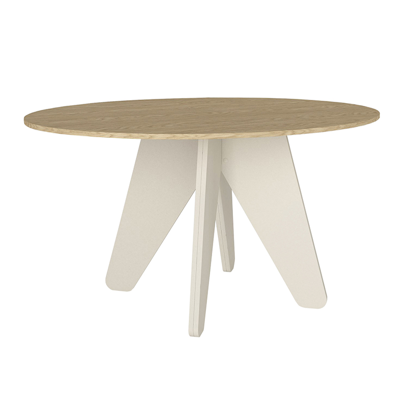 Τραπέζι Rebel Megapap χρώμα rota oak - sandstone 150x90x75εκ.