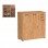 Παπουτσοθήκη - Ντουλάπι Polly Megapap χρώμα pine oak 108x35x108εκ.
