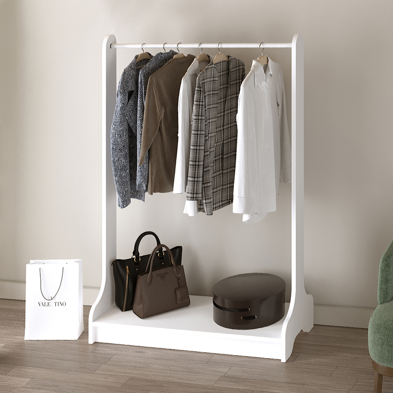 Έπιπλο εισόδου Belgum Megapap χρώμα λευκό 87,3x35x128εκ.