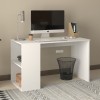 Γραφείο εργασίας Smyrna Megapap χρώμα λευκό 120x60x74,4εκ.