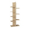 Βιβλιοθήκη Tree Megapap χρώμα sapphire oak 45x21,4x121,8εκ.