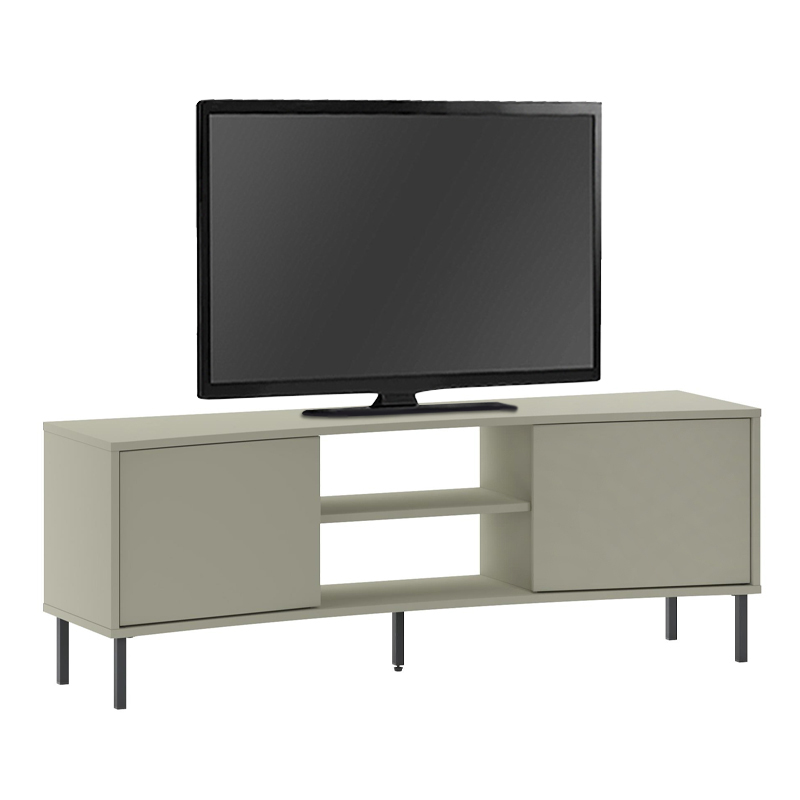 Έπιπλο τηλεόρασης Frem Megapap χρώμα ash green 150x40x55εκ.