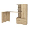 Γραφείο εργασίας Merino Megapap χρώμα sapphire oak 149,5x61,8x120εκ.