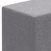 Σκαμπώ Linda Megapap υφασμάτινο χρώμα γκρι 40x40x40εκ.