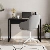 Γραφείο εργασίας Inna Megapap χρώμα γκρι ρετρό - silky black 100x60x75εκ.