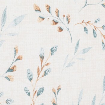 Σετ παπλωματοθήκη Lendell Cotton Box 4 τμχ Διπλή (200x220) χρώμα μέντα - λευκό