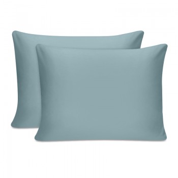 Μαξιλαροθήκες ύπνου Tonne Cotton Box Σετ 2 τμχ χρώμα μέντα 50x80εκ.