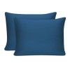 Μαξιλαροθήκες ύπνου Tonne Cotton Box Σετ 2 τμχ χρώμα πετρόλ 50x70εκ.