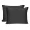Μαξιλαροθήκες ύπνου Tonne Cotton Box Σετ 2 τμχ χρώμα μαύρο 50x80εκ.