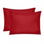 Μαξιλαροθήκες ύπνου Tonne Cotton Box Σετ 2 τμχ χρώμα κόκκινο 50x80+5εκ.
