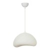 Φωτιστικό οροφής Luna Megapap E27 fiberglass μονόφωτο χρώμα λευκό 30x21x120εκ.