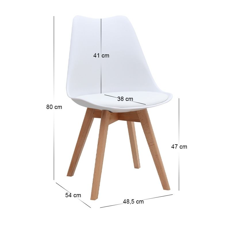 Σετ τραπεζαρία 5τμχ Xana - Viva Megapap χρώμα sepet oak - λευκό Ø90x77,5εκ.