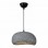Φωτιστικό οροφής Riven Megapap E27 polyester μονόφωτο χρώμα γκρι Ø35x80εκ.