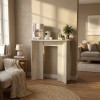 Κονσόλα Mara Megapap χρώμα travertine 90x29,6x91,8εκ.