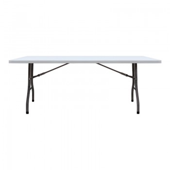 Τραπέζι catering - συνεδρίου Capri Megapap πτυσσόμενο - μονοκόμματη επιφάνεια χρώμα λευκό του πάγου 198x90x74εκ.