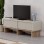 Έπιπλο τηλεόρασης Yuki Megapap χρώμα sandstone - sepet oak 118x35x40,6εκ.