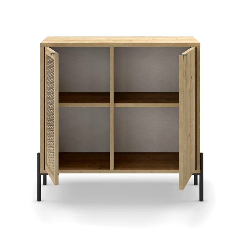 Μπουφές Naive Megapap χρώμα sapphire oak 80x40x80εκ.