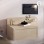 Κομοδίνο επιτοίχιο Dotta Megapap με LED χρώμα light oak 52x33,6x28εκ.