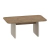 Τραπεζάκι σαλονιού Pietra Megapap χρώμα sepet oak - sandstone 100x60x41,8εκ.
