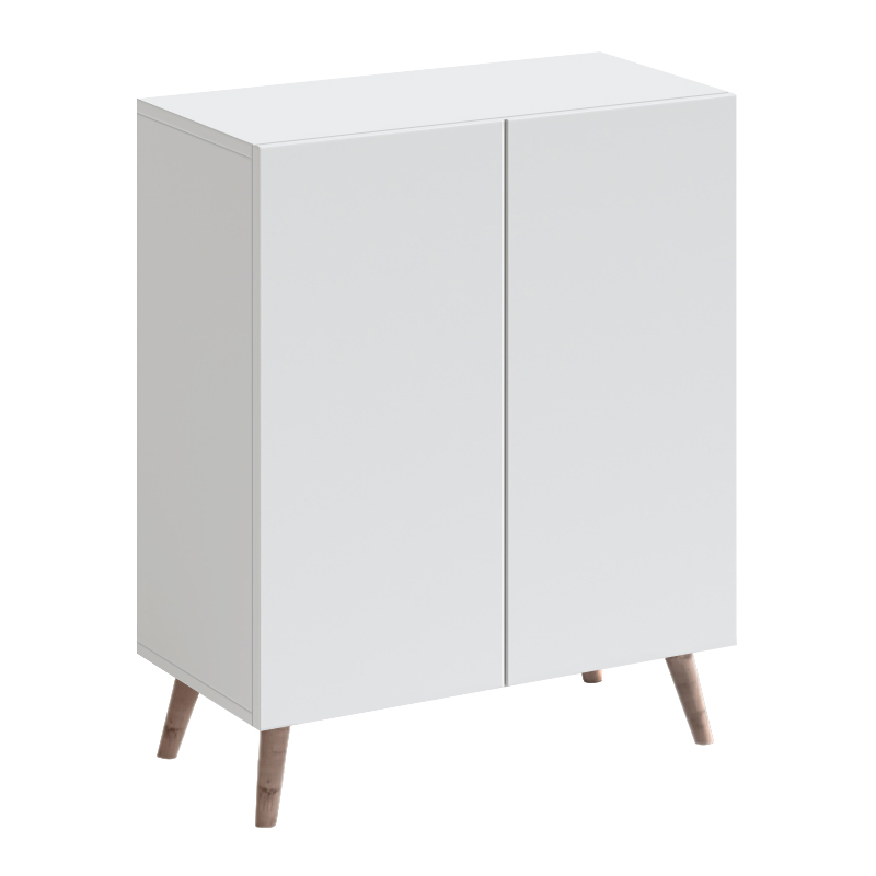 Παπουτσοθήκη Luce Megapap χρώμα λευκό 70x35x85εκ.