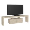Έπιπλο τηλεόρασης Woodra Megapap χρώμα travertine 180x31,3x50,2εκ.