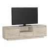 Έπιπλο τηλεόρασης Lumbera Megapap χρώμα travertine 160x29,5x42εκ.
