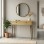 Κονσόλα Alis Megapap χρώμα sapphire oak 110x29x88εκ.