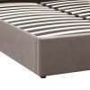 Κρεβάτι Renata Megapap υφασμάτινο με αποθηκευτικό χώρο χρώμα μπεζ 150x200εκ.