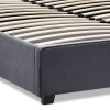 Κρεβάτι Verona Megapap υφασμάτινο με αποθηκευτικό χώρο χρώμα ανθρακί 160x200εκ.
